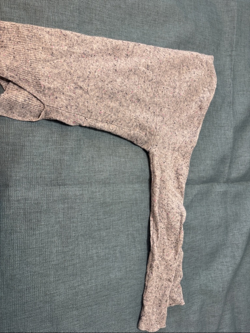 Philosophy 100% Cashmere Sweater Women's Size Large Grey Crewneck Soft Cozy - Picture 8 of 13